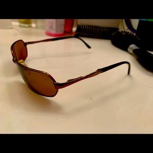 Revo, regular-wide width, brown frame/lenses, Original Hard Case